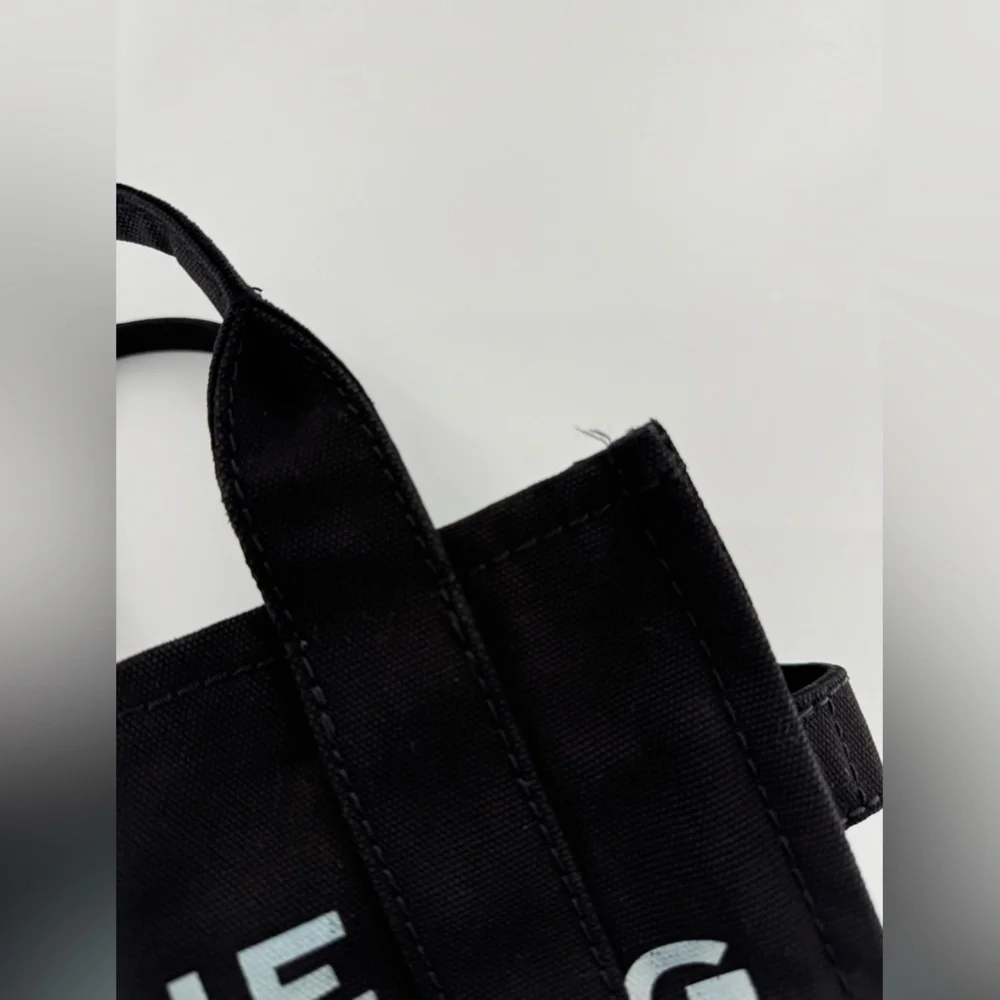 Marc Jacobs The Tote Bag Black Canvas Small/Mini Crossbody